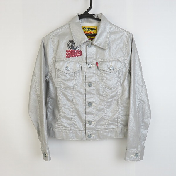 実際に弊社で買取させて頂いたHYSTERIC GLAMOUR/ヒステリックグラマー 23AW シルバー デニムジャケット 01233AB05/M