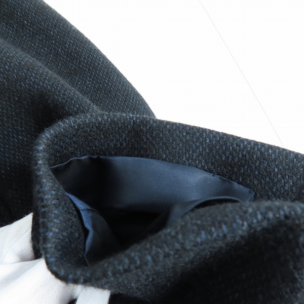 実際に弊社で買取させて頂いたTOMORROWLAND/トゥモローランド ウールコットンダブルジャガード ジャケット 61-07-25-07501/46の画像 5枚目