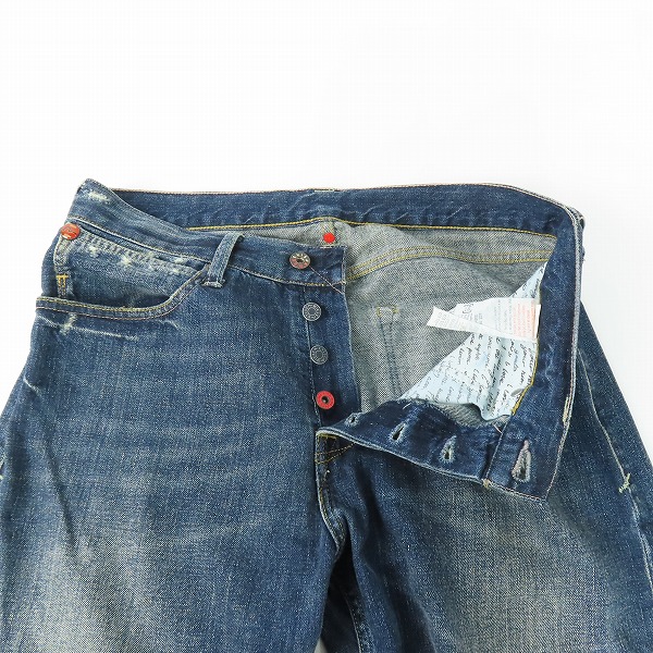 実際に弊社で買取させて頂いたEVISU×PUMA/エヴィス×プーマ デニムパンツ 558430 W32 L32の画像 2枚目