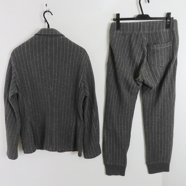 実際に弊社で買取させて頂いたHYDROGEN/ハイドロゲン ストライプ ジャケット パンツ セットアップ L/Mの画像 1枚目