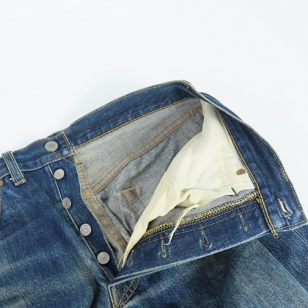 実際に弊社で買取させて頂いたLEVIS/リーバイス 501XX/555刻印/バレンシア工場  BIG E デニムパンツ/ジーンズ 501-0003 W32L36の画像 4枚目