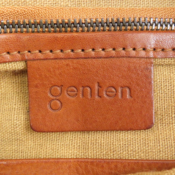 実際に弊社で買取させて頂いたgenten/ゲンテン レザー ショルダーバッグの画像 6枚目