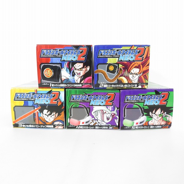 実際に弊社で買取させて頂いた【未開封】BANDAI/バンダイ ドラゴンボールアイテムズ NEO2 ボイスバンド/新型スカウター 他 全5種セットの画像 1枚目