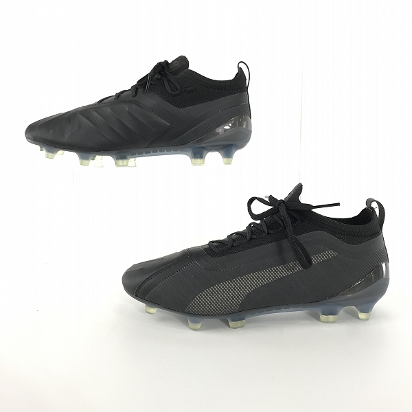実際に弊社で買取させて頂いたPUMA/プーマ ワン 5.1 FG/AG ブラック×エイジドシルバー サッカースパイク ブラック×エイジドシルバー105578-02/27の画像 3枚目