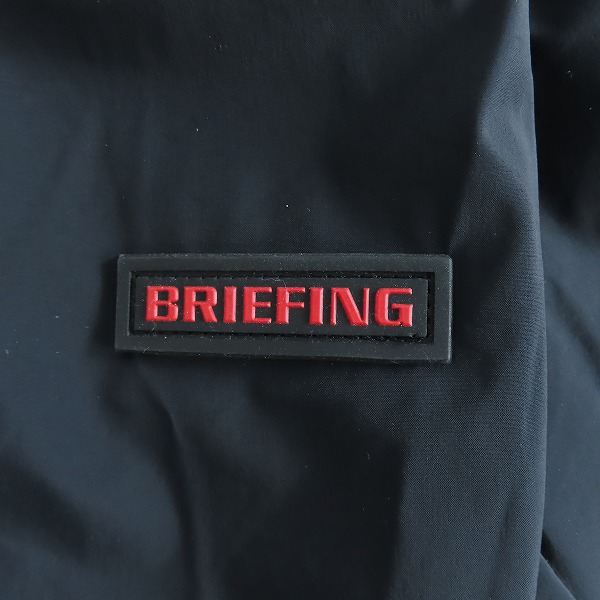実際に弊社で買取させて頂いた【未使用】BRIEFING GOLF/ブリーフィング MS WIND HOODIE/ウインドフーディ パーカー ブラック BRG223M19/XLの画像 5枚目
