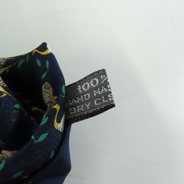 実際に弊社で買取させて頂いたHUNTING WORLD/ハンティングワールド ダチョウ総柄 ネクタイの画像 5枚目