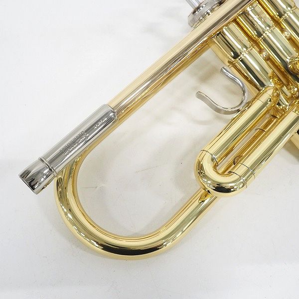 実際に弊社で買取させて頂いた【美品】YAMAHA/ヤマハ YTR-2320E/YTR2320E トランペット ゴールド ハードケース付の画像 8枚目