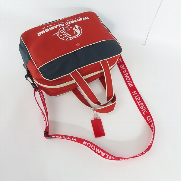 実際に弊社で買取させて頂いたHYSTERIC GLAMOUR/ヒステリックグラマー AIRLINE ボストンバッグ ショルダーバッグの画像 3枚目