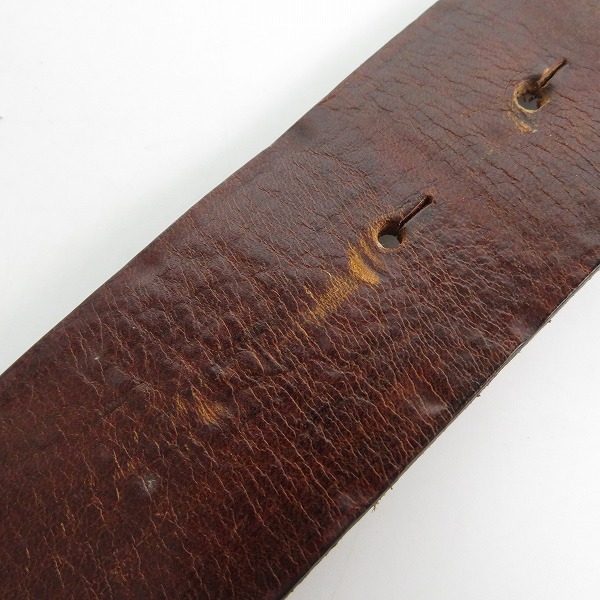 実際に弊社で買取させて頂いたARMANI JEANS/アルマーニジーンズ ロゴバックル レザーベルト 92の画像 7枚目