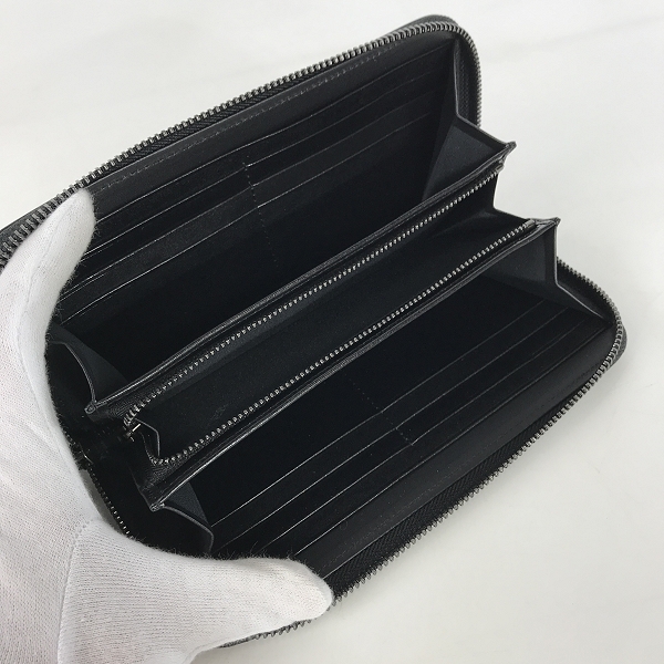 実際に弊社で買取させて頂いたPORTER/ポーター PLUME/プリュム レザーラウンドファスナー長財布 179-03867の画像 4枚目