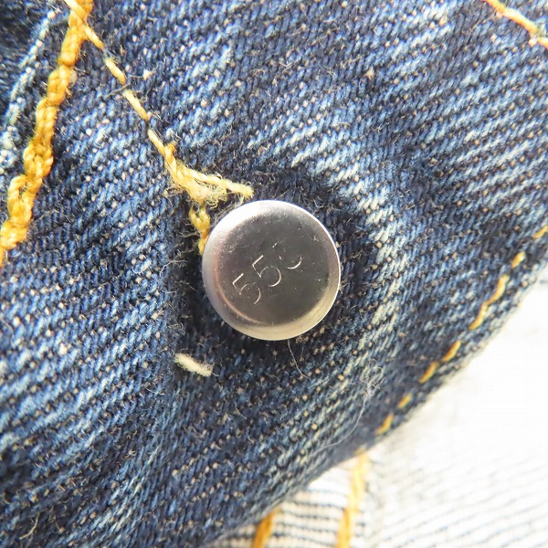 実際に弊社で買取させて頂いたLEVIS/リーバイス 501XX/555刻印/バレンシア工場  BIG E デニムパンツ/ジーンズ 501-0003 W32L36の画像 5枚目