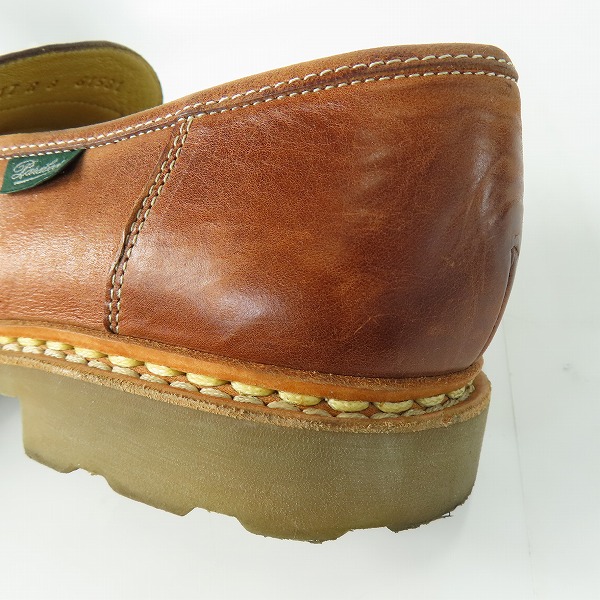 実際に弊社で買取させて頂いたParaboot/パラブーツ REIMS/MARCHE MIEL-VEG ランス コインローファー/シューズ 181003 8の画像 7枚目