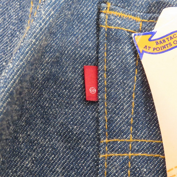実際に弊社で買取させて頂いた【未使用】Levi's/リーバイス 501 80年代  デニムパンツ 2501-0117 W31L40の画像 3枚目