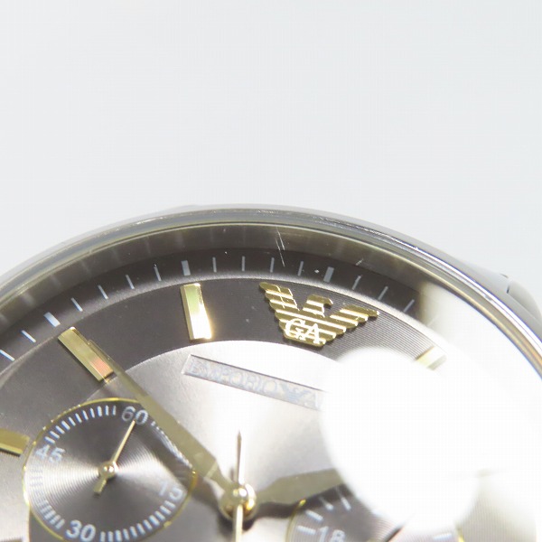 実際に弊社で買取させて頂いたEMPORIO ARMANI/エンポリオアルマーニ クォーツ 腕時計 AR-11047 【動作未確認】の画像 5枚目