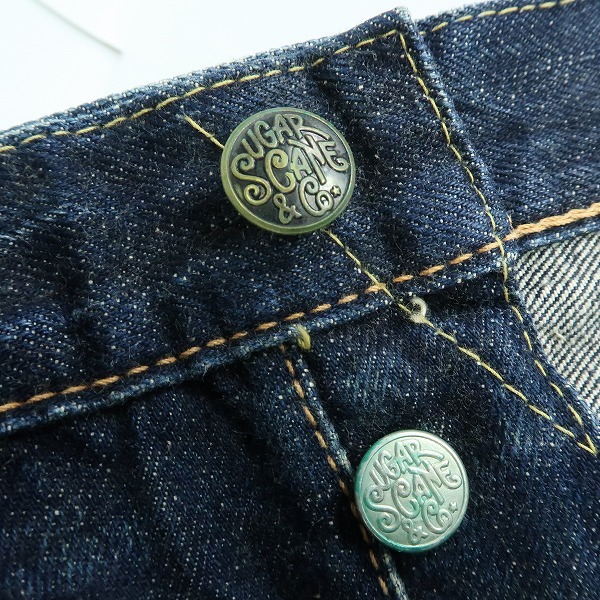 実際に弊社で買取させて頂いたSUGAR CANE/シュガーケーン STAR JEANS スターステッチ デニムパンツ  Lot 1984/W32L34 の画像 6枚目