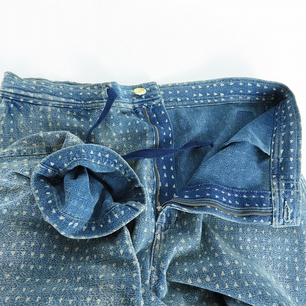 実際に弊社で買取させて頂いたPorter Classic/ポータークラシック 総柄 デニムパンツ/3の画像 2枚目