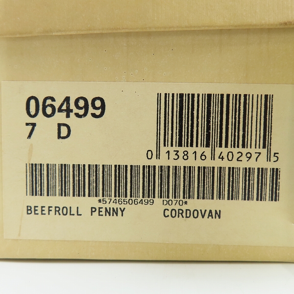 実際に弊社で買取させて頂いたCOLE HAAN/コールハーン コインローファー 6499/7の画像 8枚目