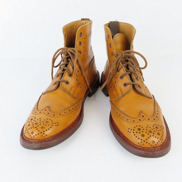 実際に弊社で買取させて頂いたTricker's/トリッカーズ MALTON/モルトン ウイングチップ ブーツ ブラウン M2508/9