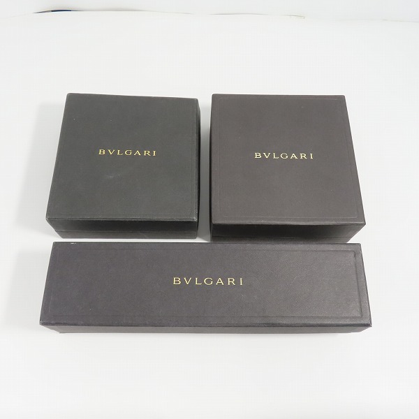 実際に弊社で買取させて頂いたBVLGARI/ブルガリ ジュエリーケース/空箱/ネックレス用 3点セット