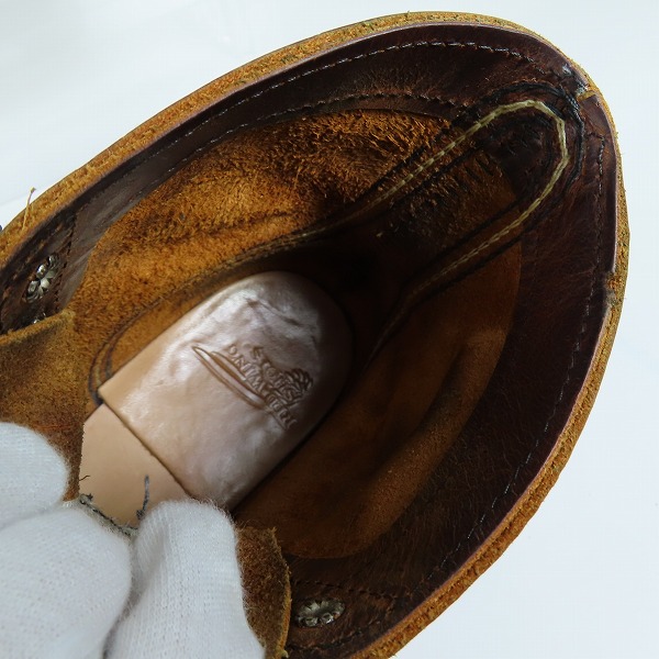 実際に弊社で買取させて頂いたRED WING/レッドウィング IRON RANGER/アイアン レンジャー ワークブーツ 8085/6.5Dの画像 4枚目