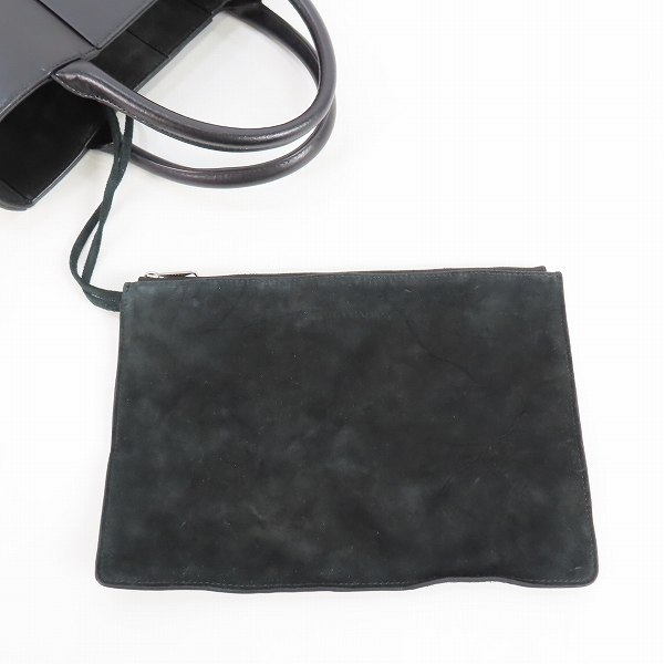 実際に弊社で買取させて頂いたBOTTEGAVENETA/ボッテガヴェネタ マキシイントレチャート アルコトート ショルダーバッグ 736184VB1K08480の画像 5枚目