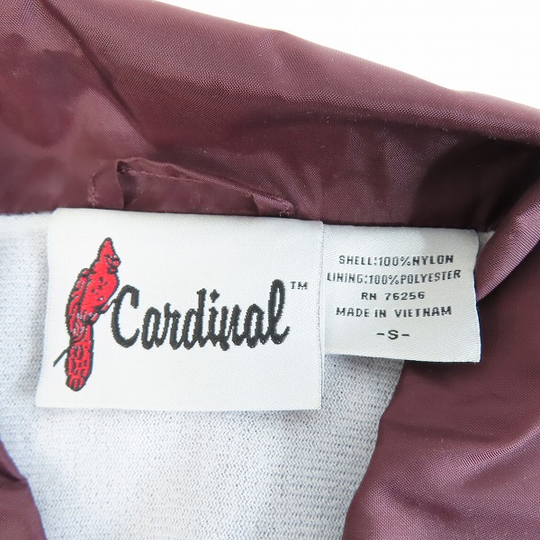 実際に弊社で買取させて頂いたCardinal/カーディナル ハーレーダビッドソンワッペン コーチジャケット Sの画像 2枚目