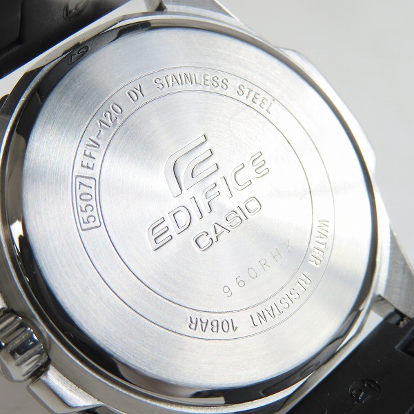 実際に弊社で買取させて頂いたCASIO/カシオ EDIFICE/エディフィス 腕時計 クォーツ EFV-120の画像 3枚目