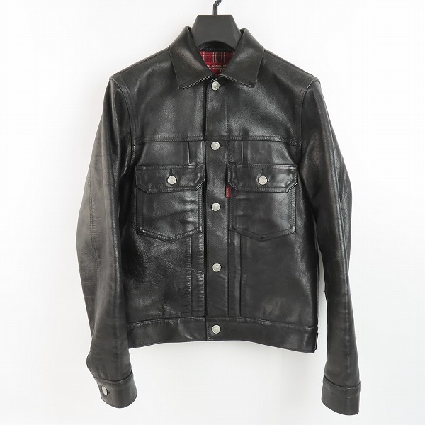 実際に弊社で買取させて頂いたJUNYA WATANABE COMME des GARCONS MAN×Levi's/コムデギャルソン×リーバイス レザージャケット AD2007/WT-J201/SS