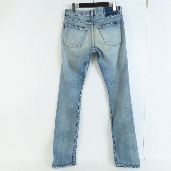 実際に弊社で買取させて頂いた【JPタグ】SAINT LAURENT PARIS/サンローランパリ スリム ストレート デニム 597052 Y372E/28の画像 1枚目