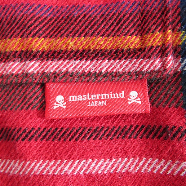 実際に弊社で買取させて頂いたmastermind JAPAN/マスターマインドジャパン 21AW チェック フーデッドシャツ MJ21E07-SH017-005/Mの画像 4枚目