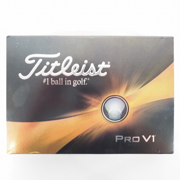 実際に弊社で買取させて頂いた【未使用】Titleist/タイトリスト PRO V1 ゴルフボール ホワイト 1ダースの画像 2枚目