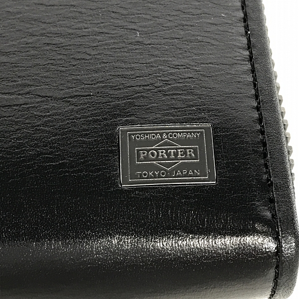 実際に弊社で買取させて頂いたPORTER/ポーター PLUME/プリュム レザーラウンドファスナー長財布 179-03867の画像 3枚目