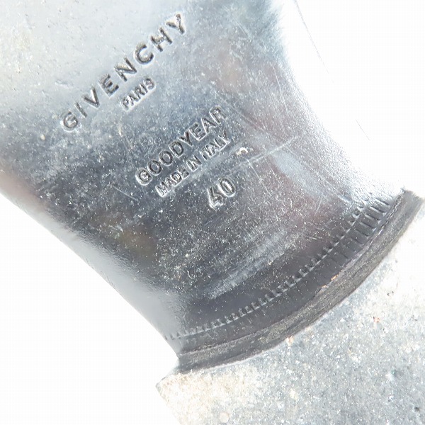 実際に弊社で買取させて頂いたGIVENCHY/ジバンシィ レザーシューズ BH2013H0KF/40の画像 5枚目