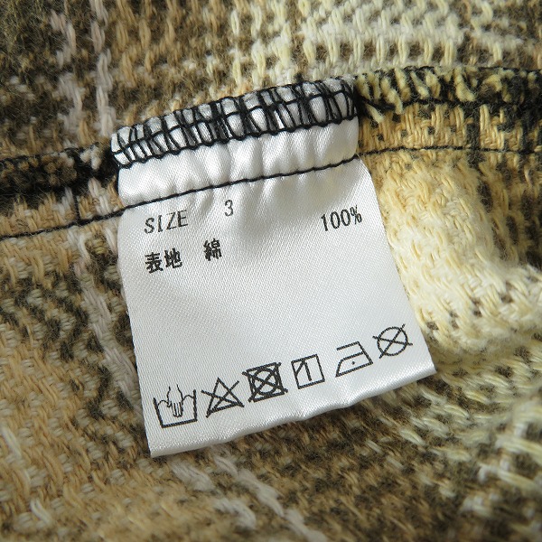 実際に弊社で買取させて頂いたglamb/グラム グラデーションシャツ イエロー 3の画像 3枚目