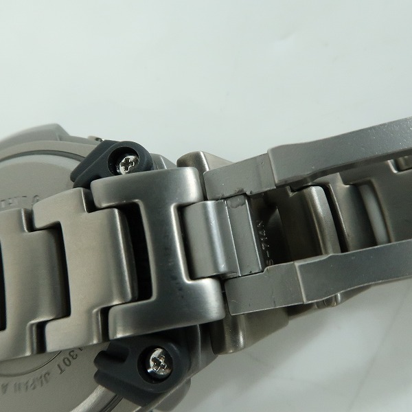 実際に弊社で買取させて頂いたG-SHOCK/Gショック MR-G デジアナコンビ チタン MRG-130T-1A【動作未確認】の画像 5枚目