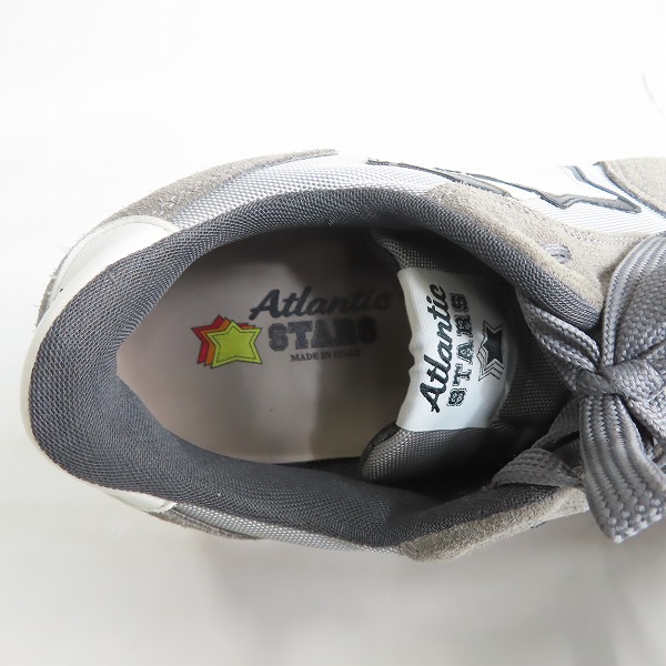 実際に弊社で買取させて頂いたATLANTIC STARS/アトランティックスターズ スニーカー グレー系/43の画像 4枚目