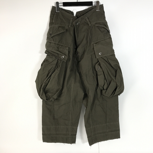実際に弊社で買取させて頂いたJULIUS/ユリウス 21SS コットン フォールデッドバギー カーゴパンツ 737PAM9/1