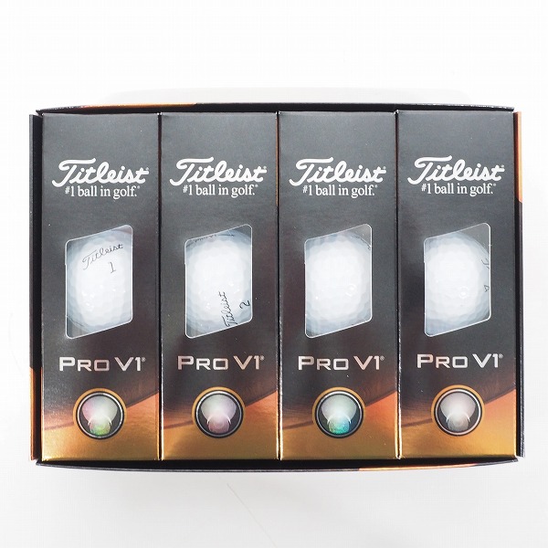 実際に弊社で買取させて頂いた【未使用】Titleist/タイトリスト PRO V1 ゴルフボール ホワイト 1ダース