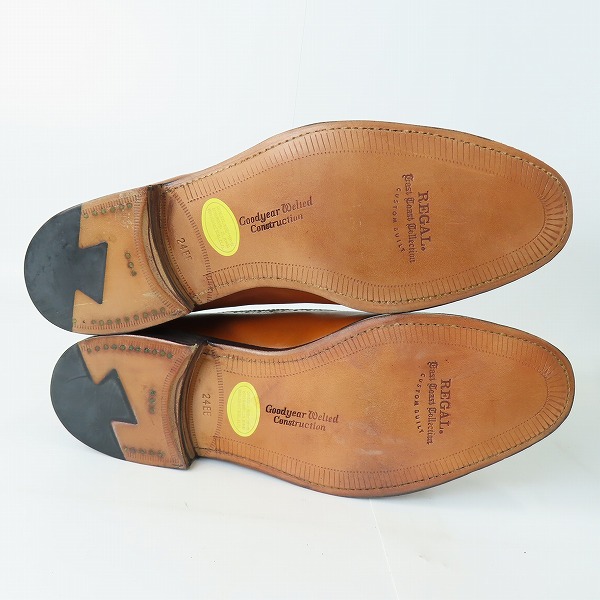 実際に弊社で買取させて頂いたREGAL/リーガル ストレートチップ レザーシューズ/ビジネスシューズ 2391/24の画像 2枚目