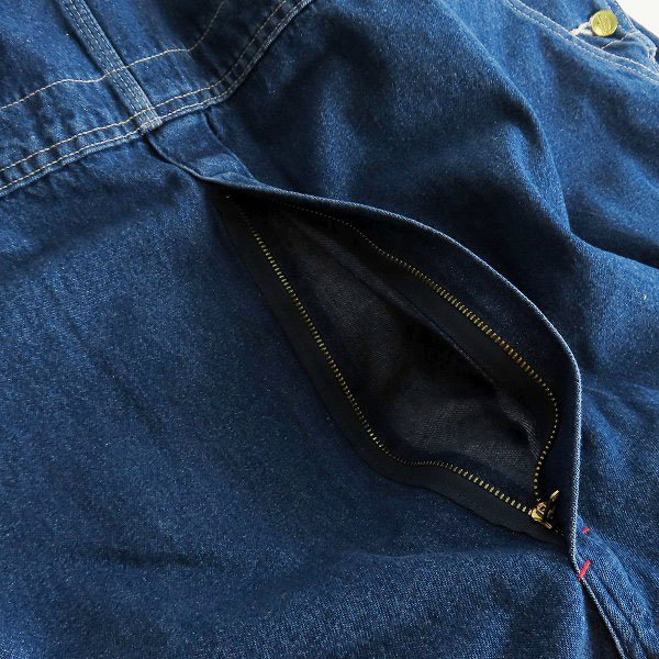 実際に弊社で買取させて頂いたDickies/ディッキーズ オーバーオール デニム 48×32の画像 6枚目