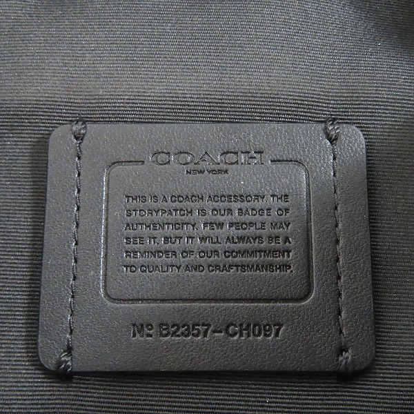 実際に弊社で買取させて頂いたCOACH/コーチ シグネチャー柄 キャンバス ショルダーポーチ CH097の画像 5枚目