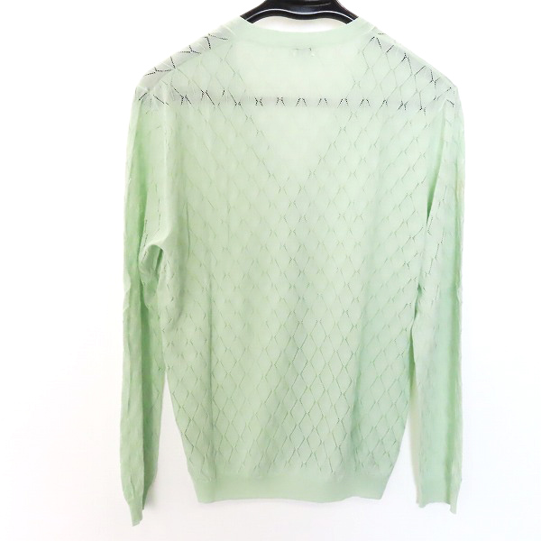 実際に弊社で買取させて頂いたPaul Smith/ポールスミス アーガイル カーディガン Mの画像 1枚目