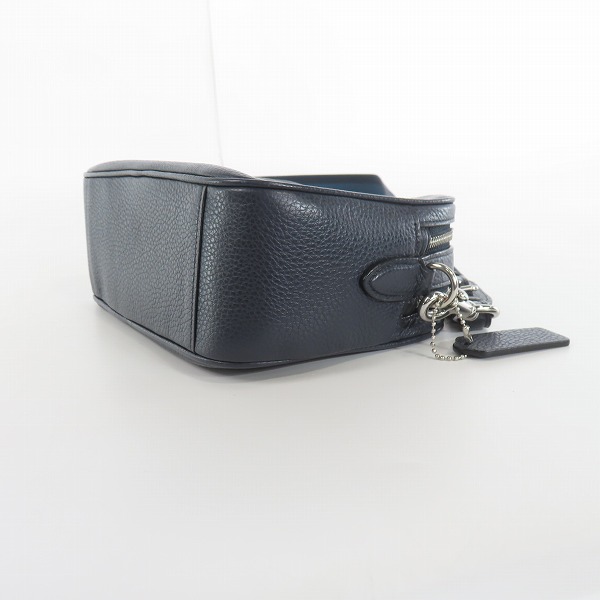 実際に弊社で買取させて頂いたCOACH/コーチ  ロゴ ショルダーバッグ ホース アンド キャリッジ 2WAY ポーチ ネイビーG2192-75818の画像 2枚目