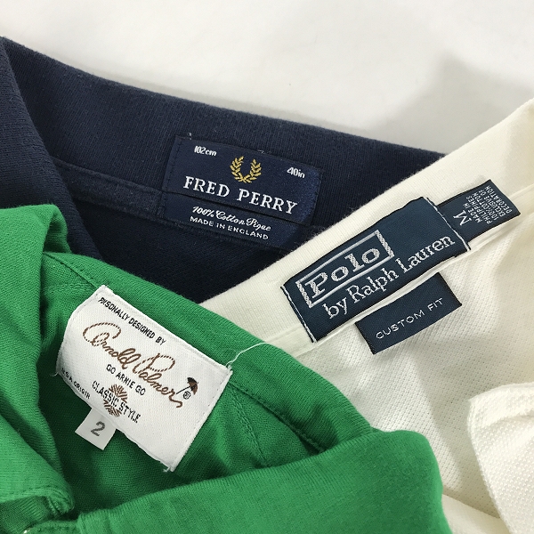 実際に弊社で買取させて頂いた【おまとめ】RALPH LAUREN/ラルフローレン FRED PERRY/フレッドペリー Arnold Palmer/アーノルドパーマ― 他 ポロシャツの画像 1枚目