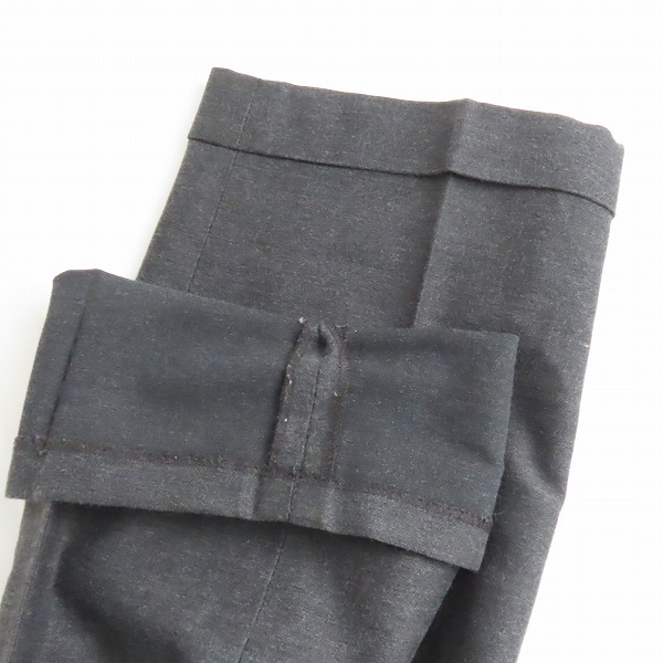 実際に弊社で買取させて頂いたvisvim/ビズビム  無地 スラックスパンツ/Mの画像 8枚目