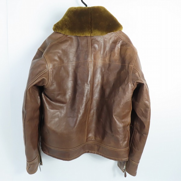 実際に弊社で買取させて頂いたBuzz Rickson's/バズリクソンズ B-2 WERBER LEATHER COAT ホースハイド フライトジャケット BR80074/44の画像 1枚目