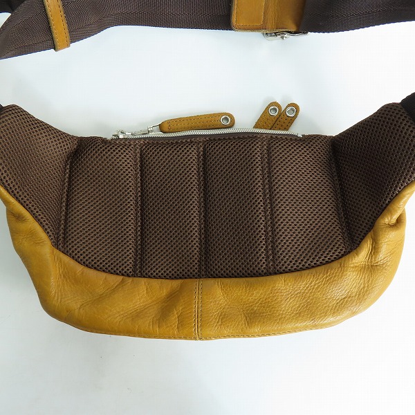 実際に弊社で買取させて頂いたmaster-piece/マスターピース カウレザー ボディバッグ 01063-1の画像 1枚目