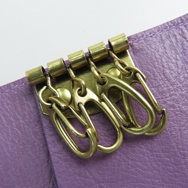 実際に弊社で買取させて頂いたIL BISONTE/イルビゾンテ レザーキーケースの画像 5枚目