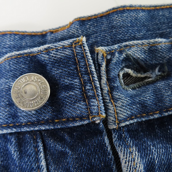 実際に弊社で買取させて頂いたLEVIS/リーバイス 501 刻印2 スモールe//シングルステッチ デニムパンツ/W33L33の画像 7枚目