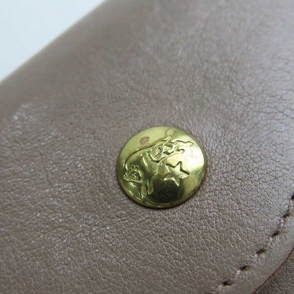 実際に弊社で買取させて頂いたIL BISONTE/イルビゾンテ 二つ折り財布 レザーウォレットの画像 7枚目